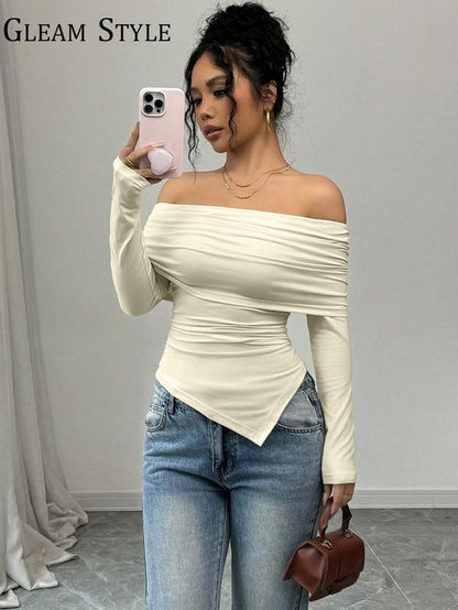 PureElegance One-Sleeve Top