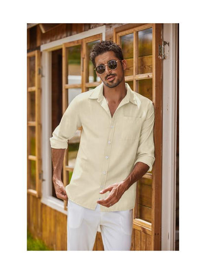 COOFANDY Premier Short-Sleeve Office Shirt