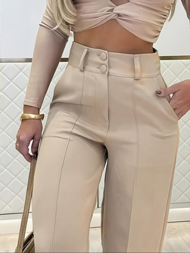 EleganceFlow Wide-Leg Pants