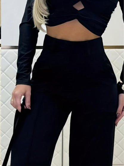 EleganceFlow Wide-Leg Pants