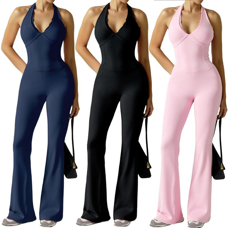 FitGoddess Nylon Stretch Jumpsuit