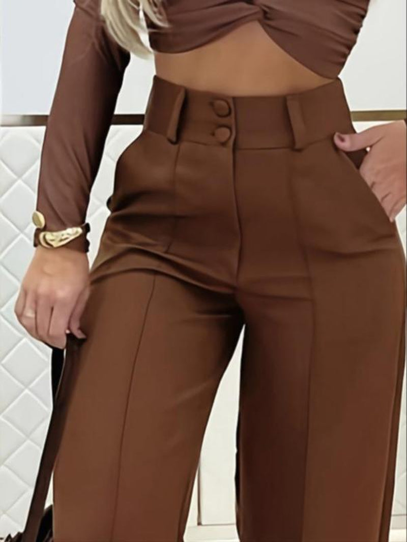 EleganceFlow Wide-Leg Pants