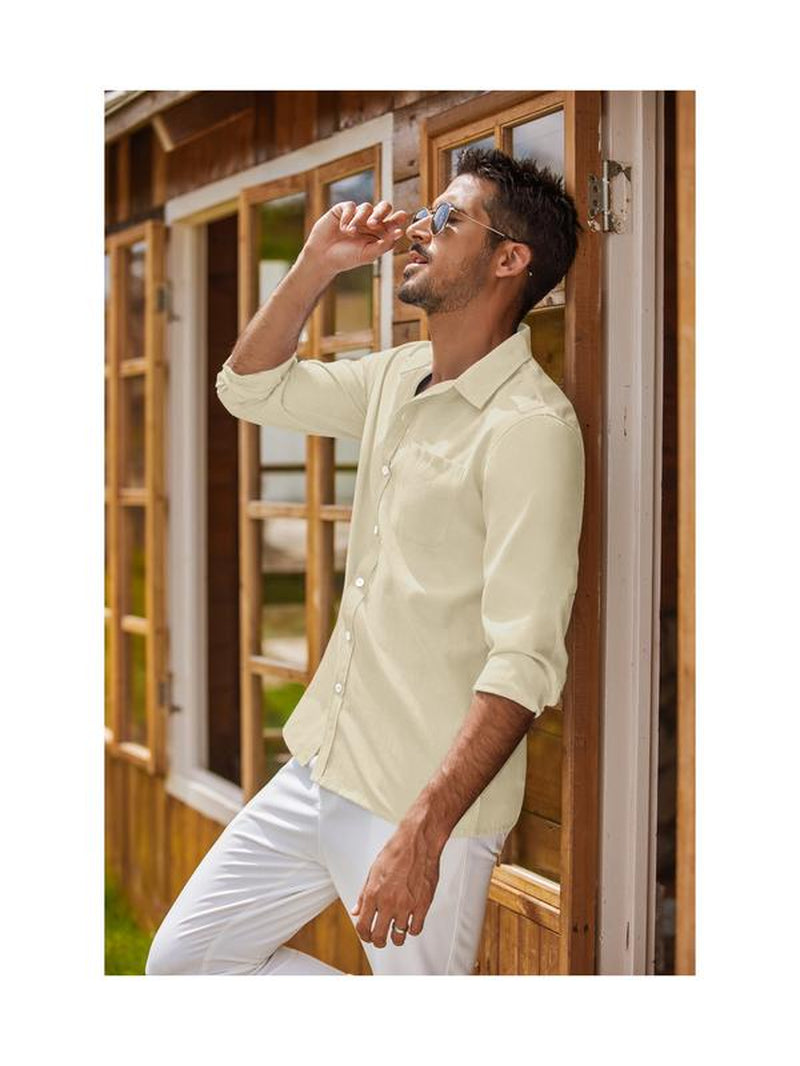 COOFANDY Premier Short-Sleeve Office Shirt