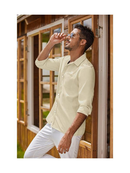 COOFANDY Premier Short-Sleeve Office Shirt