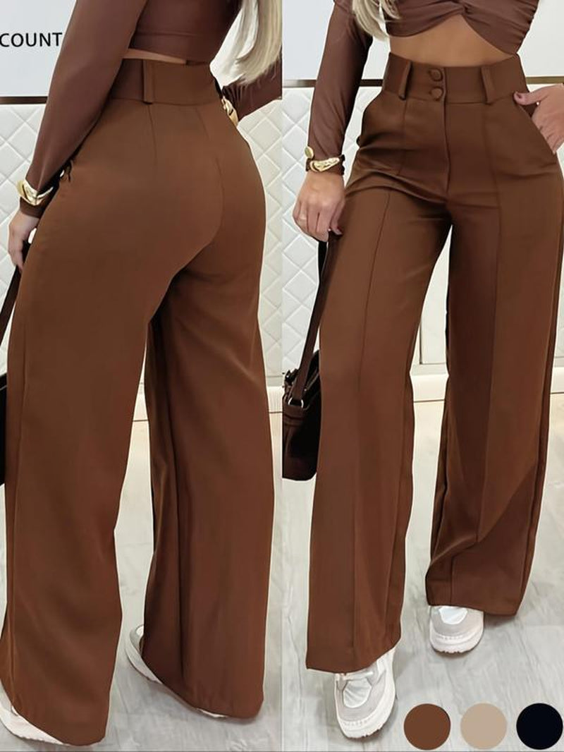 EleganceFlow Wide-Leg Pants