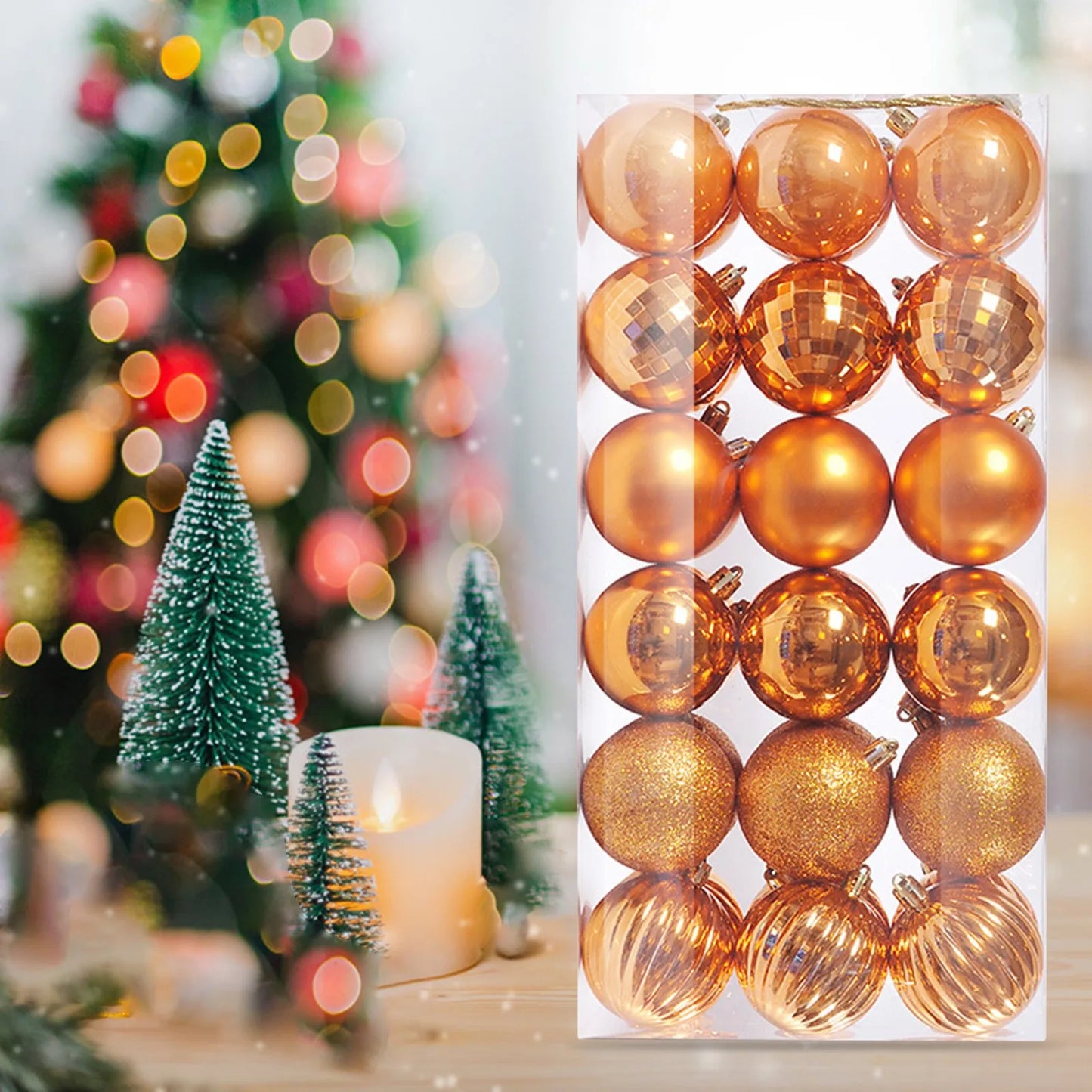 FestiveShine Ornament Set 36 PCS
