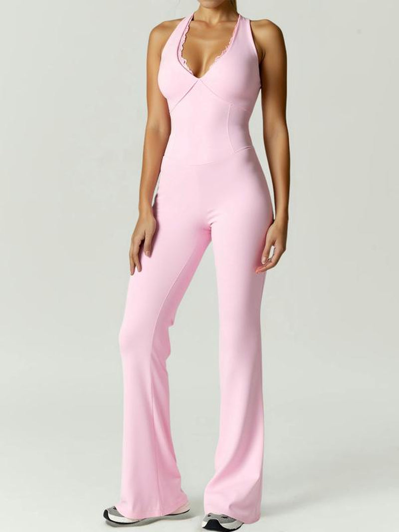 FitGoddess Nylon Stretch Jumpsuit