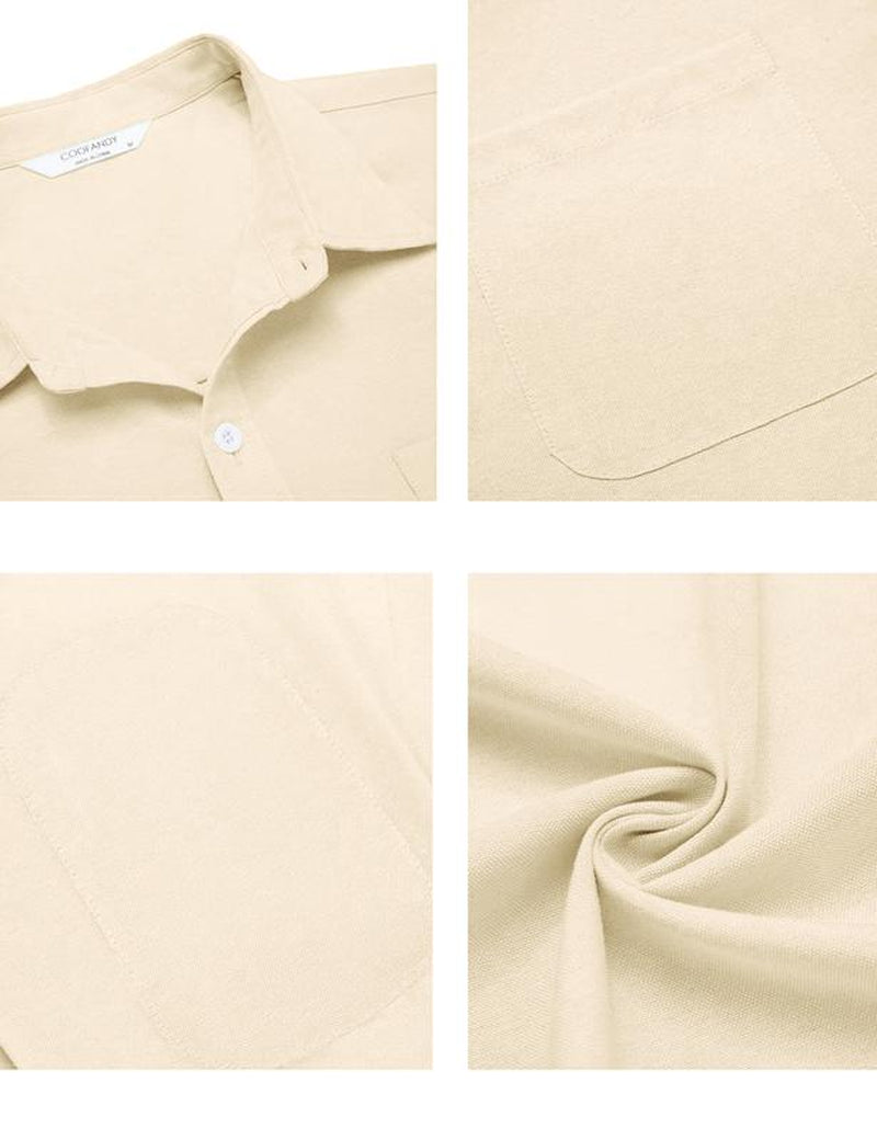 COOFANDY Premier Short-Sleeve Office Shirt
