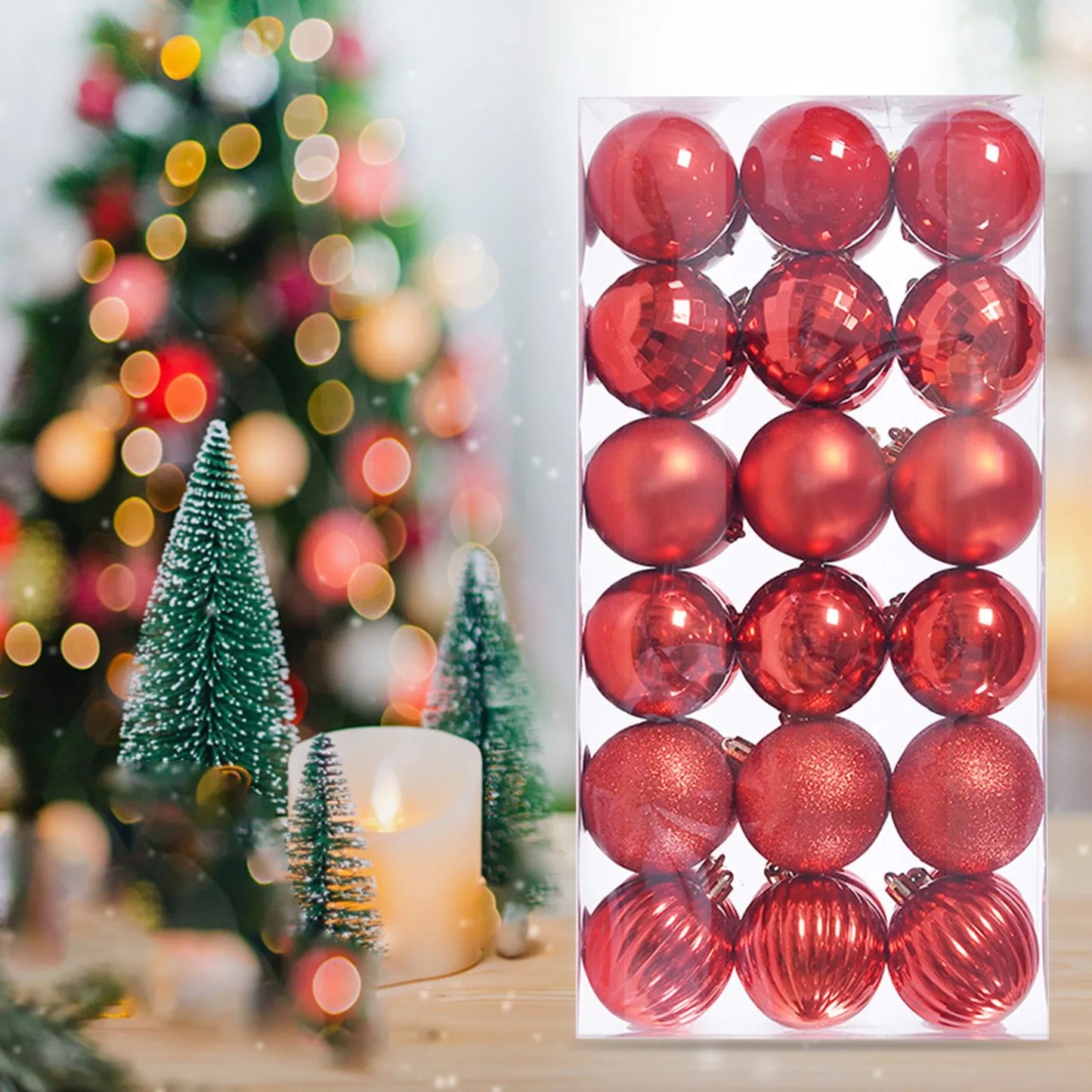 FestiveShine Ornament Set 36 PCS
