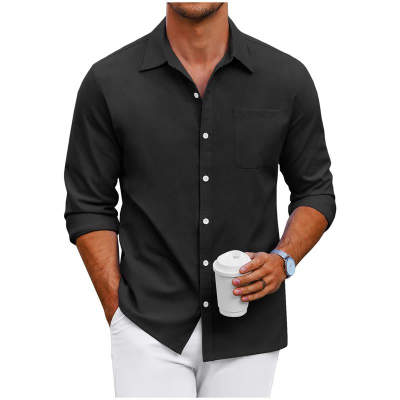 COOFANDY Premier Short-Sleeve Office Shirt